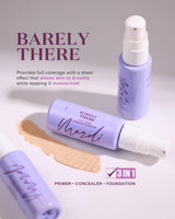 MARDI Cosmetics Barely There (3 in 1 Primer Concealer Foundation) 30ml