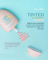 BlancPro Tinted Sunscreen 50ml (warm beige)